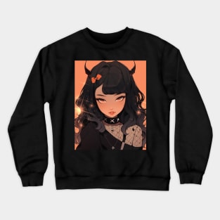 Cute Anime Demon girl Crewneck Sweatshirt